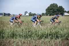 leading group with Thibau Nys (BEL/Baloise Trek Lions), Timo Kielich (BEL/Alpecin Fenix), Gianni Vermeersch (BEL/Alpecin-Fenix), Adrien Petit (FRA/intermarché Wanty Gobert) and Florian Vermeersch (BEL/Lotto Soudal)Exterioo Cycling CupAntwerp Port Epic 2022 (BEL)One day race from Antwerp to Antwerp 181km ©rhodevanelsen