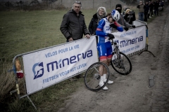 Jensen Plowright (AUS/ conti Groupama-FDJ) waiting for help by teh side of the road

54th Le Samyn 2022 (BEL)
One day race from Quaregnon to Dour (209km)

©kramon