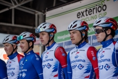 team Groupama FDJ pre race team presentation

Exterioo Cycling Cup
11th GP Monseré 2022 (BEL)
One day race from Hooglede to Roeselare 

©rhodephoto