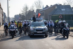race start Exterioo Cycling Cup11th GP Monseré 2022 (BEL)One day race from Hooglede to Roeselare ©rhodephoto