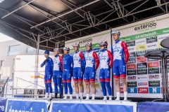 team Groupama FDJ pre race team presentationExterioo Cycling Cup11th GP Monseré 2022 (BEL)One day race from Hooglede to Roeselare ©rhodephoto